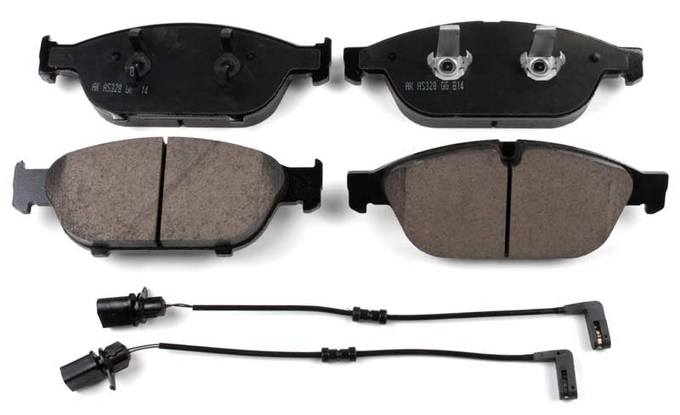 Audi Disc Brake Pad Set - Front (Ceramic) (EURO) 8R0698151R - Akebono Euro Ultra-Premium EUR1549